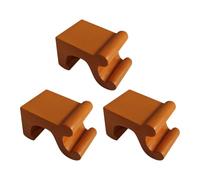 Generico Flower Pot Feet - Terracotta Cement Lifters | 3-Piece, Resin
