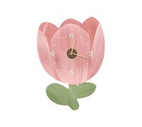 Generico Flower Wall Clock - Flower Petal Decorative Wall Art | Silent Modern Clock, Elegant Simple Walls Hanging for Office, Living Room, Bedroom, Home, Kitchen, Study, Contemporary Home Decoration