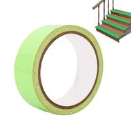 Generico Fluorescent Glow Tape - Glow In The Dark Adhesive Strip, High Visibility Marking for Stairs, Walls, Hallways, Exits, Easy Cut and Apply for Long Lasting Brightness