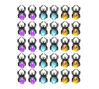 Genérico Fly Rigmole - Anelli con gemme a , 30 gemme per bambini, con campanello a , gioielli gotici, di Halloween, set di anelli G