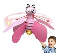 Generico Flying Bee Toys - Small Induction Machine, Rechargeable Dolls with LED Lights, Gift for Children's Day, Birthday
