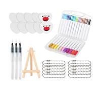 Generico Foam Paint Marker Kit, 24 Color 3D Texture Pens Set, DIY Craft Art Supplies, Fun Foam Effect Drawing Tools, for Preschool Kindergarten Kids Boys Girls Students Creative Learning Activities
