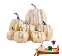 Generico Foam Pumpkin Set Thanksgiving Halloween Seasonal Home Ornament