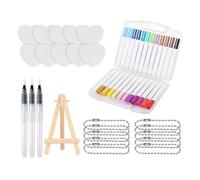 Generico Foam Texture Painting Kits, 24 Color 3D Effect Paint Markers for Creative Art Fun, Texture Design with Raised Drawing Function, Kids DIY Art Set for Preschool, Kindergarten, Craft Activity