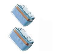 Generico Foaming Soap Box Roller with Bubble Case, Soap Box with Roller, 3 in 1 Multifunctional Cleaning & Storage, Suitable for home bathrooms, kitchens, laundry rooms (Blue,2pcs)