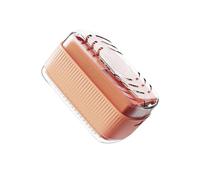 Generico Foaming Soap Box with Roller Bubble Case for Laundry, Soap Box with Roller for Scrubbing, Portable Soap Bar Dispenser Brush - Keeps The Dry (Orange)