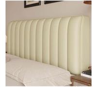 Generico Fodera For Testiera Del Letto Premium, Fodera For Testiera Elasticizzata Con Imbottitura, Protezione Universale For Lo Schienale For L'arredamento Della Camera Da Letto(White,190cm)