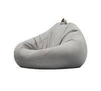 Generico Fodera Portaoggetti For Pouf In Velluto Organizzatore Multifunzionale Con Manico Fodera Con Cerniera Facile Da Pulire For Articoli Soffici Uso Domestico(Light gray,80 * 90cm)