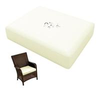 Generico Fodere Impermeabili per Cuscini da Esterno con Cerniera 50x50/60x60 Copricuscini Per Divani Universale,Sostitutivi Copri Seduta Divano per Terrazza da Giardino(Beige,60x60x10cm)
