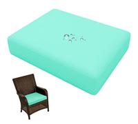 Generico Fodere Impermeabili per Cuscini da Esterno con Cerniera 50x50/60x60 Copricuscini Per Divani Universale,Sostitutivi Copri Seduta Divano per Terrazza da Giardino(verde chiaro,65x65x10cm)