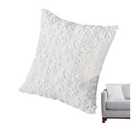 Generico Foderi Per Cuscino A Di Neve - 46x46 cm Fodera Morbida e Soffice in Peluche a di Neve - Copricuscini - Per Natale Casa Soggiorno Camera Da Divano Sofa Auto Vacanza Festival