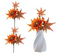 Generico Foglie d'Autunno 3 Pezzi Centrotavola Decorativi Halloween