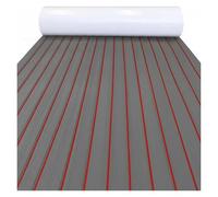 Generico Foglio for pavimentazione Marina in Schiuma autoadesiva for Barche da 2,4 * 1, m for Tappetino Decorativo Fai Te(Dark Gray Red)
