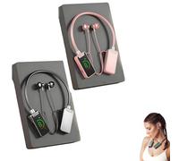 Generico Foihletpath Sports Karaoke Bluetooth Earphones - Come with a Microphone, Wireless Sound Card Earphones Karaoke, New Upgraded Bluetooth Neck-Mounted Earbuds, for Live Streaming, Sports (#F)