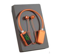 Generico Foihletpath Sports Karaoke Bluetooth Earphones, Wireless Sound Card Live Streaming Earphone, Bluetooth Neck-Hanging Earbud Headset, for Man Woman (C#3)