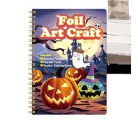 Generico Foil Craft Set - Paper Children's Set with Peel-off & Embossing | Creative Crafts 25.5 cm, Travel Craft Toy | for Girls, Boys, Teenagers And Joint Families