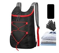 Generico Foldable Backpack - Adjustable Strap, Lightweight Travel Bag, Compact Folding Outdoor Carry Pack, Portable Camping Hiking Storage Backpack | For Families Men Women Outdoor Beach Fishing
