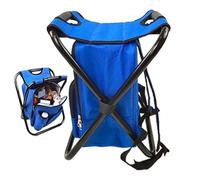 Generico Foldable Camping Chair, Portable Lawn Recliner, Backpack Cooler Seat, 14.17x11.42x16.14 inches, Lightweight Design, Multi-Position Comfort, for Beach Hiking Picnic