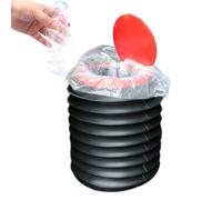 Generico Foldable Car Garbage Can 4 Liter Self Adhesive Waste Bin