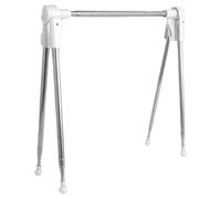 Generico Foldable Clothes Drying Rack - 33x9.5x6cm Stainless Steel Telescopic Garment Hanger | Clothing Drying Rack | For Balcony Travel Camping Bathroom Bedroom Patio Living Room Apartment Backyard