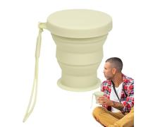 Generico Foldable Cup - 200ml Silicone Travel Mug, Reusable Hot And Cold Beverage Container, Lightweight Pocket Size Drinkware | Portable Outdoor Hydration For Camping, Hiking Trips