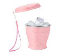 Generico Foldable Cup - 8.8oz/260ml Food Grade Silicone Drinking Cups | Leakproof Cold Beverage Mug | Silicone Portable Drinking Cups For Camping Backpacking Outdoors Travel Women Men Kids Family