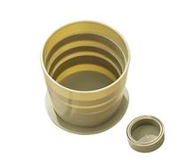 Generico Foldable Cups for Traveling - Reusable Portable Folding Drinkware, Space-Saving Camping Bottle Mugs, Lightweight Outdoor Beverage Container, Compact Gear for Hiking Backpacking Running