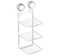 Generico Foldable Storage Shelves Prep Station - Suction Cup Feature, 4 Inch External Metal Device, Weatherproof Dining Room Component, Durable Silver Fastener | Utility Tool For Vegetables & Fruits