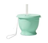 Generico Foldable Water Cup | Straw Wrist Strap Included 150ml | Travel Foldable Silicone Water Cup - for Juice Beverage Kids Adults Teens Students Beach Picnic School
