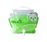 Generico Foldable Water Storage Pouch, 8L Volume, 42x35x2cm, Easy pour Spout, Reusable Hydration Vessel, Camping Use, Lightweight Travel Accessory