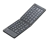 Generico Foldable Wireless Keyboard - 115.94 Inch Portable Teclado | ABS Ultra-Thin Typing Device - 66 Keys X-Frame Quiet Keypad for mobile office and travel, ideal for remote work