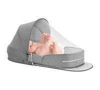 Generico Folding Bassinet, Portable Baby Bed with Breathable Mesh, Travel Crib & Bedside Sleeper for Newborns, Compact Foldable Design for Home & Outdoor Travel