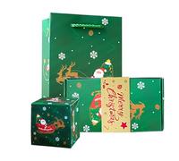 Generico Folding Box - 3.94x2.95x7.28 Inch DIY Cash Box for Festive Classroom, Office Favor Exchanges with Easy Setup, Holiday Party Supplies for Family, Friends, Teachers, Lightweight Portable Use