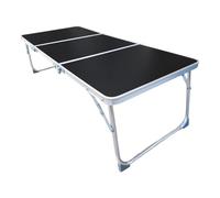 Generico Folding Camp Table - Portable Camping Table | Camping Accessory Outdoor Desk With Handles For Dining Travel Fishing Adventures Backyard Balcony Garden Lawn Beach Patio Park | Folding