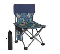 Generico Folding Camping Chair | Portable Foldable Compact Beach Chairs For Adults | Beach Chair Support 286lbs With Side Pocket For Backpack Hiking Fishing Outdoor Camp Travel