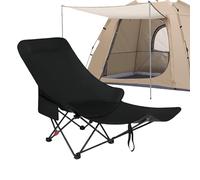 Generico Folding Camping Chair, Portable Picnic Seat, High-Back Outdoor Chair with Foot Rest, Comfortable Foldable Design, Easy Carry Bag, Garden, Tailgating, Hiking, Poolside, Patio, Porch