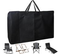 Generico Folding Chair Bag - Camp Chairs Organizer Bag With Handle | Waterproof Portable Recliner Organizers Case For Yoga Mat Hammock Umbrella