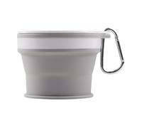 Genérico Folding Cup - Portatile Silicone Travel Cup - Riusable Portable Cups | Riusable Telescopic Water Cups With Carabiner | Lightweight Food Grade Coffee For Camping Hiking Fitness School