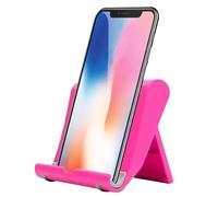 Generico Folding Desktop Phone & Tablet Stand - Angle Viewing Function, Professional Home Office & Desk Support, Universal Smartphone Usage, Non Slip Weighted Base & Pocket Size