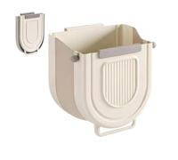 Generico Folding Kitchen Trash Can - PP Wall Mounted Waste Bin With Hook
