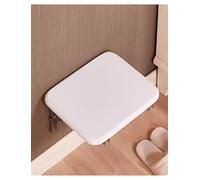 Generico Folding Shower Seat for Bath Wall Mounted, Fold Up Showers Stool, Shower-Chair-Folding, for Small Apartments, Changing Shoes(Cream,30 x 30 centimeter)