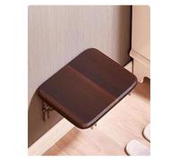 Generico Folding Shower Seat for Bath Wall Mounted, Fold Up Showers Stool, Shower-Chair-Folding, for Small Apartments, Changing Shoes(Brown,30 x 30 centimeter)