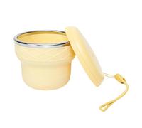 Generico Folding Silicone Cups, Portable Foldable Cup 200ml, Camping Cup With Stainless Steel Rim For Travelers Tourists Campers Hikers Fishermen Women Men Backpacking Fishing Road Trip Hotel