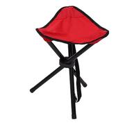 Generico Folding Stool Camping | Portable Fishing Tripod Camping Chair | Lightweight Fold Away Small Chair Pop Up Travel Seat | Portable Triangular Stool With Non-Slip Feet For Adults