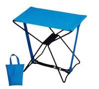 Generico Folding Stool - Lightweight Heavy Duty Small Seat | Reinforced Steel Frame with Breathable Oxford Fabric & Cross-Braced Leg Support for Outdoor, Camping, Hiking and Backpacking