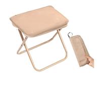Generico Folding Stool Mini Camping easy-to-carry Folding Chairs Outdoor Lightweight Aluminium Stools with Storage Bag Seat for Camping Fishing Picnic Travel Hiking Black