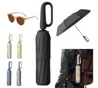 Generico Folding Sun Umbrella for Both Rain And Sunshine,Portable Automatic Open/Close Folding Umbrellas,Compact Travel Umbrella with Convenient Ring Buckle
