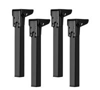 Generico Folding Table Legs, 4-Piece Metal Furniture Hardware Set for DIY Desks, Dining Tables, Cabinets, Coffee Tables, Picnic and Folding Desks
