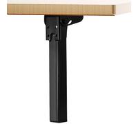 Generico Folding Table Legs - Carbon Steel Heavy Duty | Adjustable Laptop Table Legs, Foldable Furniture Replacement Accessory | Compact Self-Locking Design For Desk, TV Stand, Nightstand, Bed, Sofa