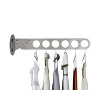 Generico Folding Wall Dryer - Garment Hanging Rack | Modern Clothing Laundry Hanger, Space Saving Bathroom Shower Organizer, Metal Indoor Outdoor Airing Accessory For Dormitory College